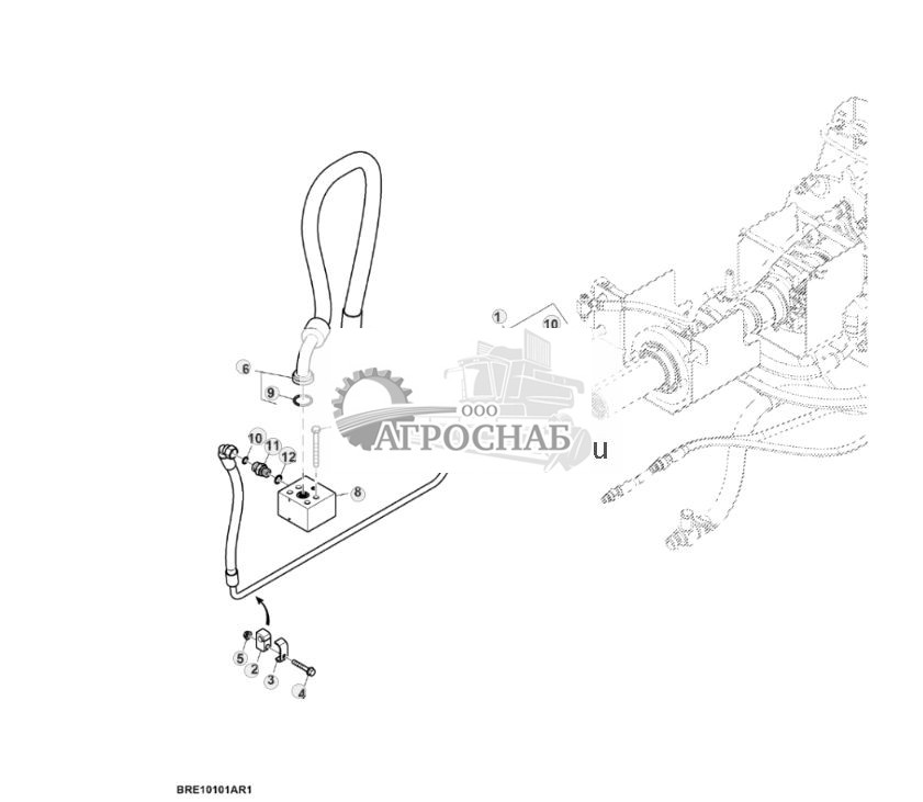 Трубопроводы PTO, гидравлический нагнетательный клапан - ST863313 495.jpg